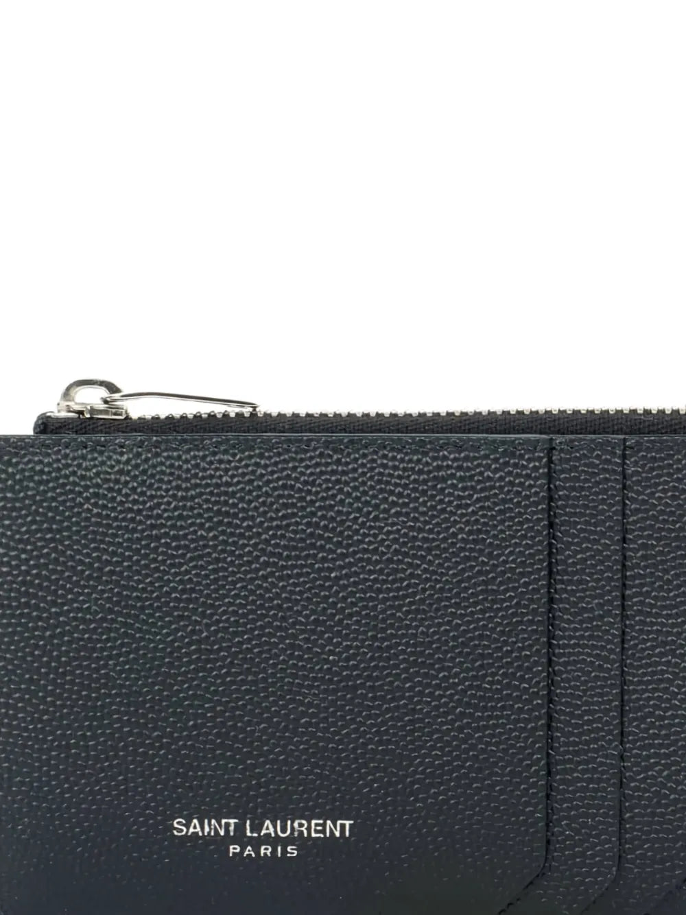 Zipped leather wallet-SAINT LAURENT-Verso