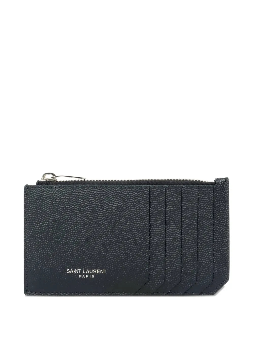 Zipped leather wallet-SAINT LAURENT-Verso