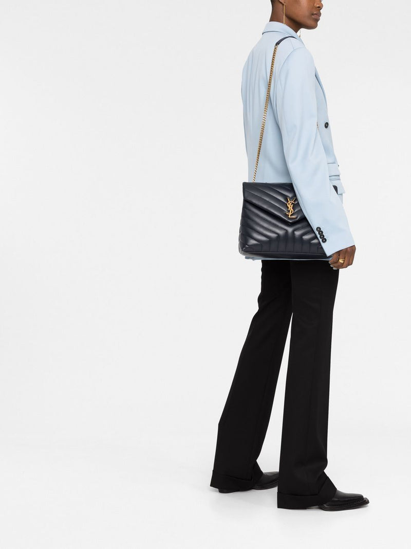 MEDIUM LOULOU QUILTED SHOULDER BAG