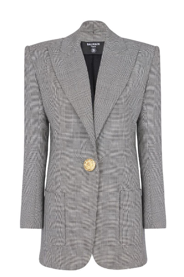 SINGLE-BREASTED WOOL BLAZER