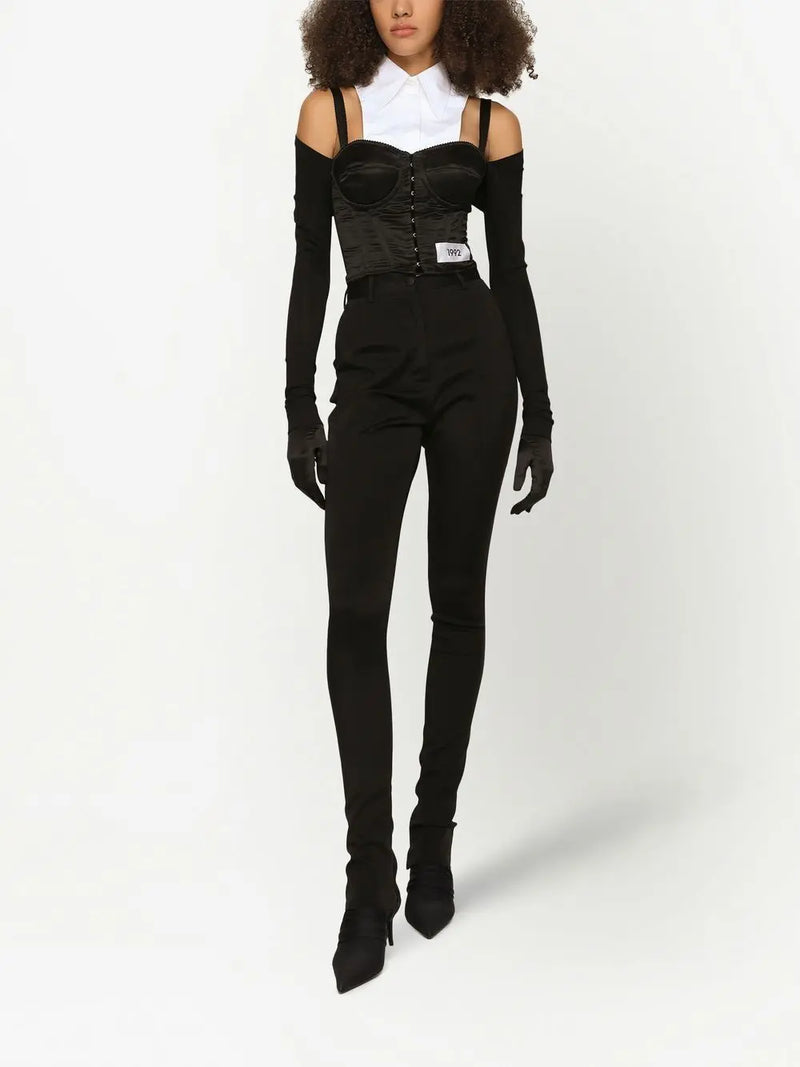 KIM DOLCE&AMP;GABBANA HIGH WAISTED SKINNY-FIT TROUSERS