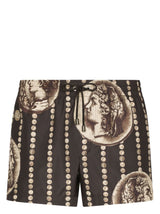 MOTIF-PRINT SWIM SHORTS