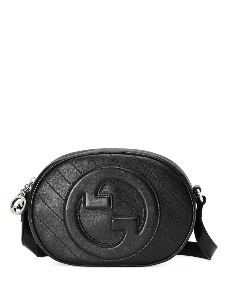 Gucci Black Interlocking G Blondie Shoulder Bag