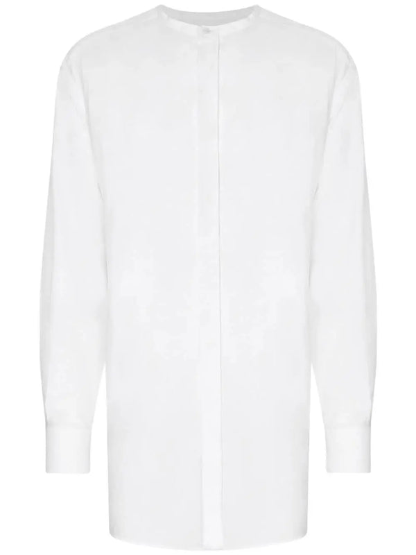 COLLARLESS LONG SHIRT
