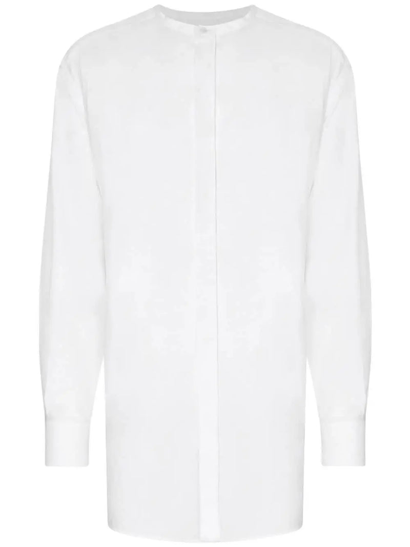COLLARLESS LONG SHIRT