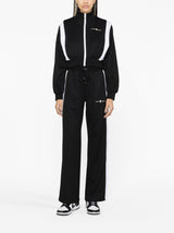 MA LOGO-PRINT CROPPED TRACK JACKET