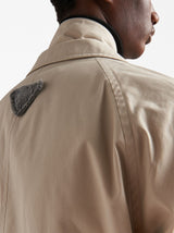SINGLE-BREASTED COTTON OVERCOAT