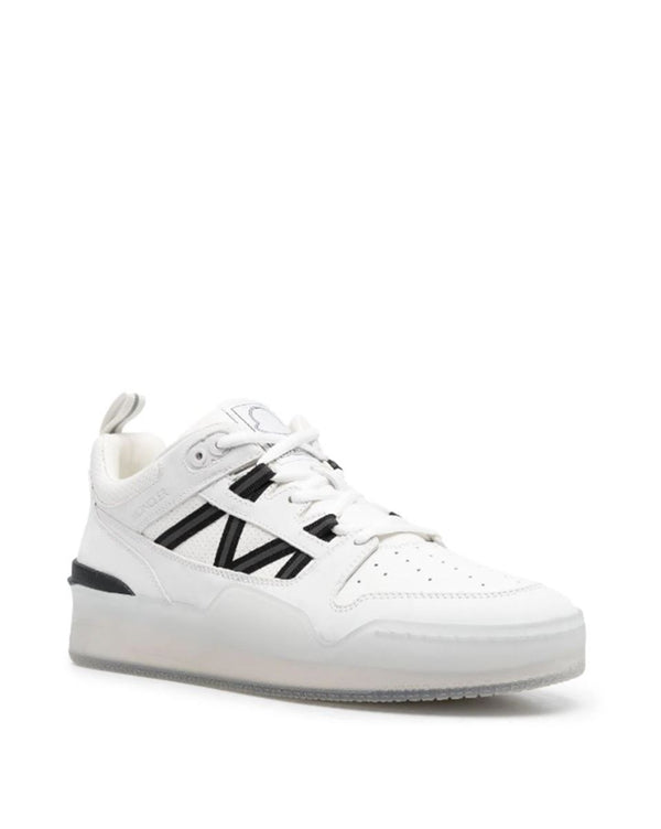 LOGO-PATCH LEATHER SNEAKERS