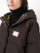 LOGO-PLAQUE PADDED JACKET