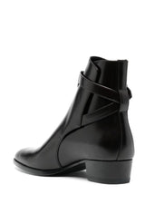 WYATT LEATHER ANKLE BOOTS