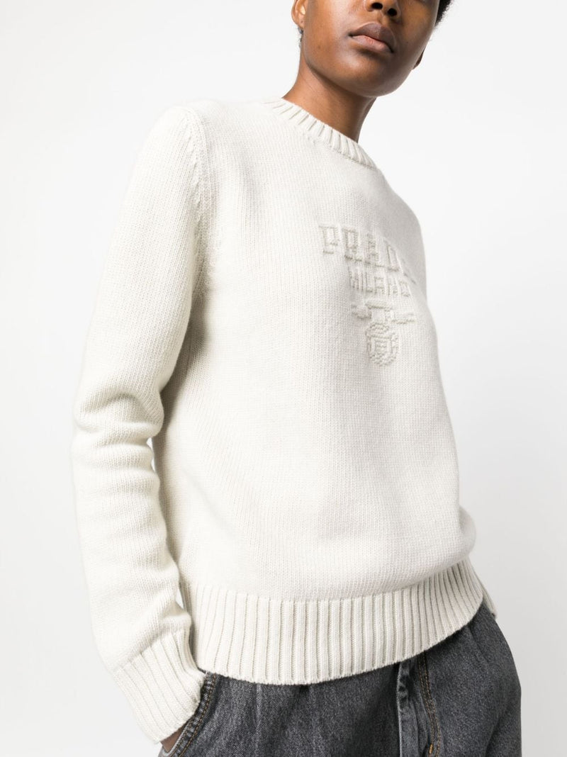 LOGO-EMBROIDERED JUMPER