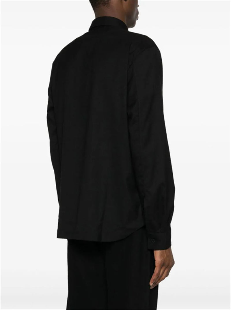 LENS-DETAIL BUTTON-UP SHIRT