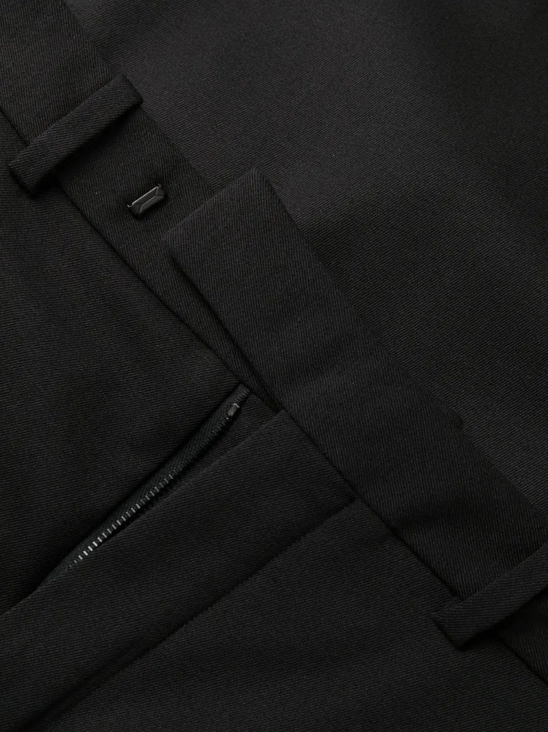 HIGH-WAISTED FLARED TROUSERS
