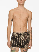 MOTIF-PRINT SWIM SHORTS
