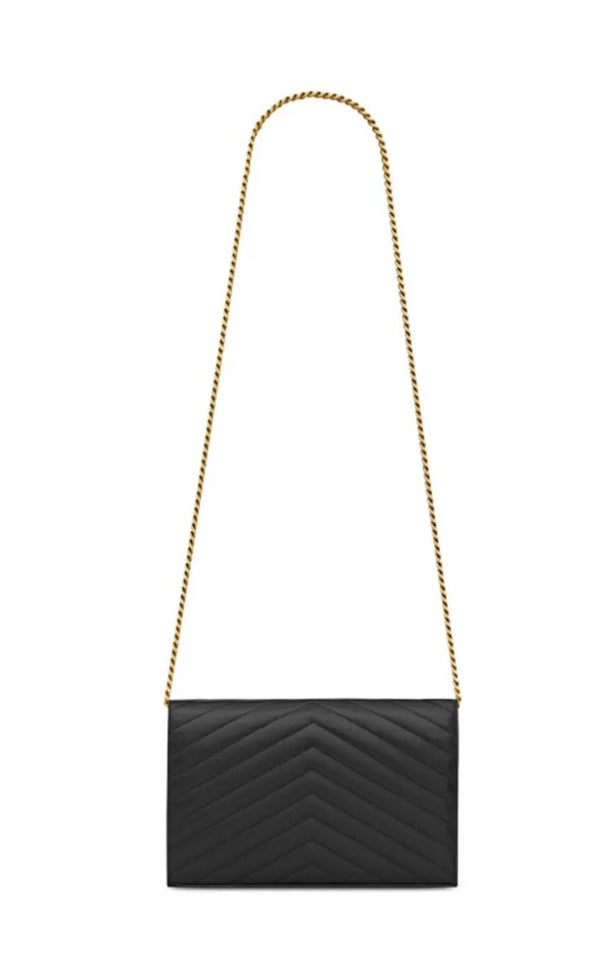 CASSANDRE LEATHER CHAIN WALLET