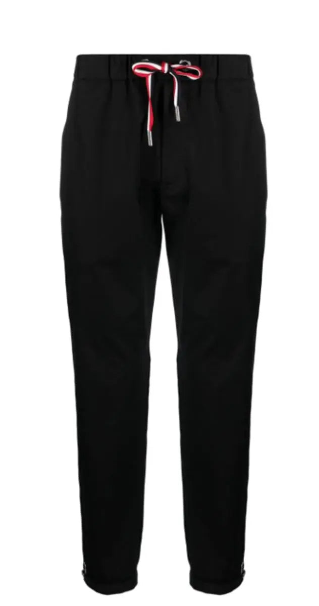 LOGO-PATCH DRAWSTRING CHINOS