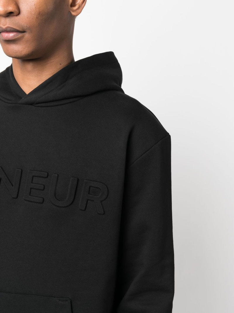 LOGO-EMBOSSED COTTON HOODIE