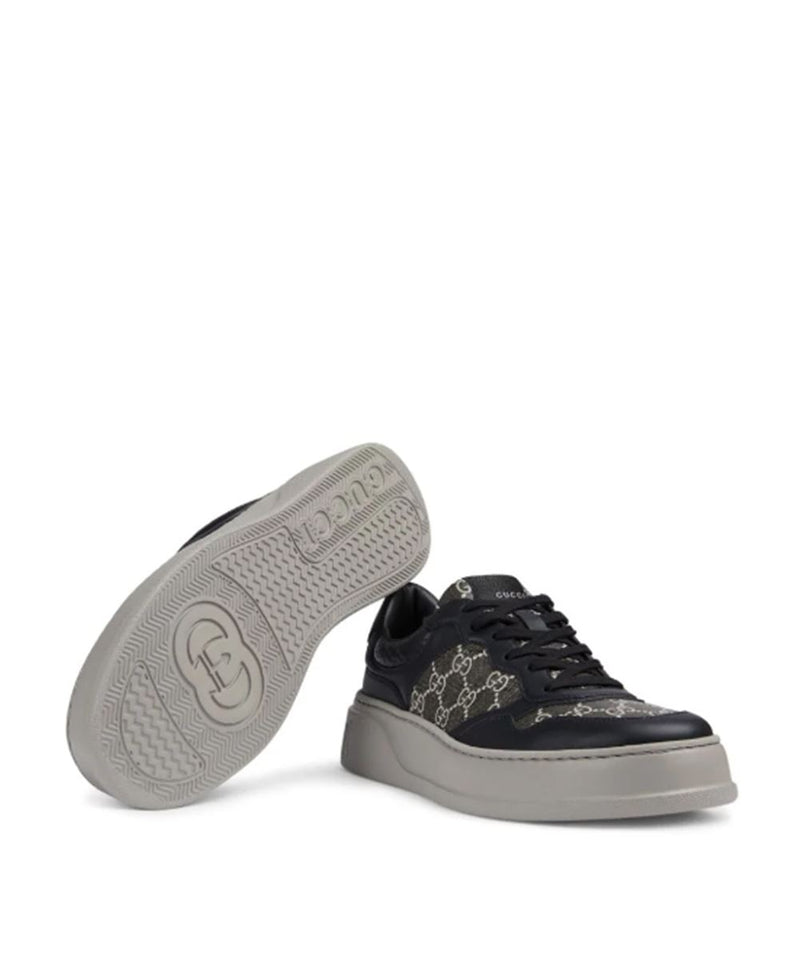 GG-CANVAS PANELLED SNEAKERS