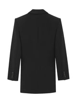 DOUBLE-BREASTED WOOL BLAZER