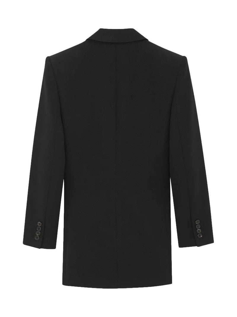 DOUBLE-BREASTED WOOL BLAZER
