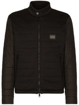 LOGO-PLAQUE ZIP-UP JACKET
