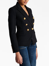 DOUBLE-BREASTED WOOL BLAZER