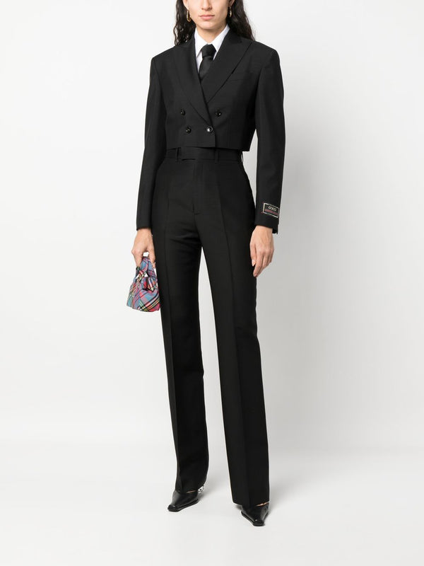 FRONT SLIT TAILORED TROUSERS