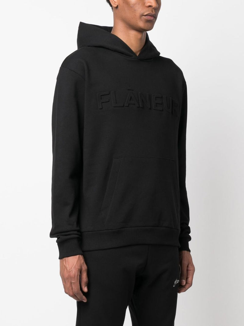 LOGO-EMBOSSED COTTON HOODIE