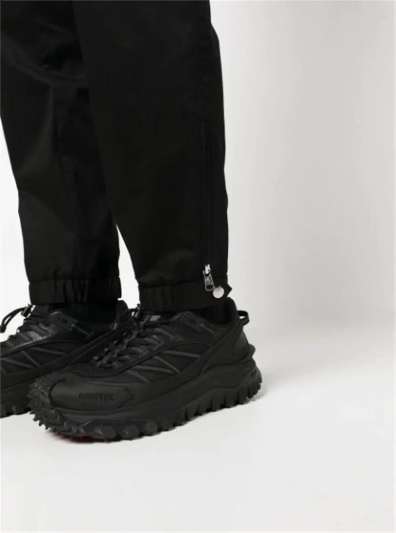 LOGO-PATCH DRAWSTRING CHINOS