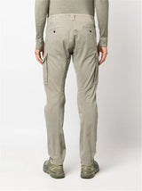 LENS-DETAIL CARGO TAPERED TROUSERS