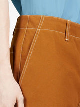 GG CANVAS TURN-UP TROUSERS