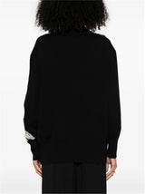 PATTERNED INTARSIA-KNIT CASHMERE-BLEND JUMPER