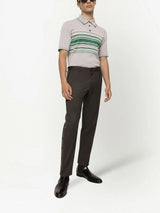LOGO-TRIM TAILORED TROUSERS