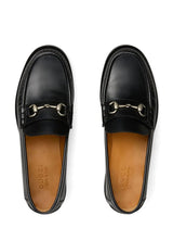 HORSEBIT-DETAIL LEATHER LOAFERS