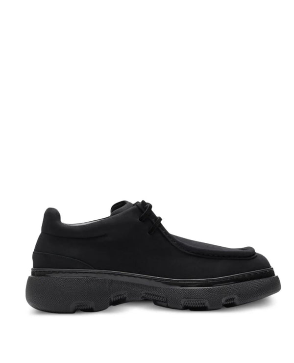LACE-UP SUEDE DERBY SHOES