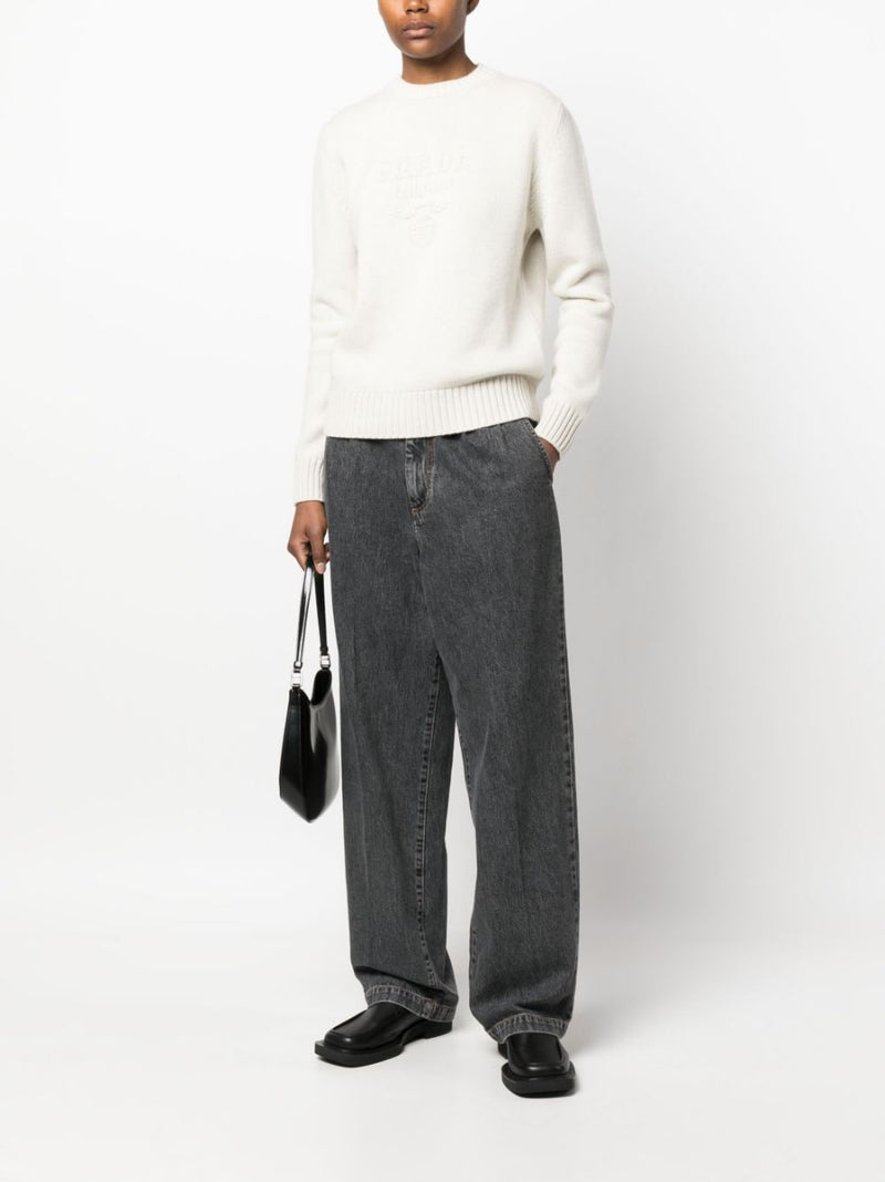 LOGO-EMBROIDERED JUMPER
