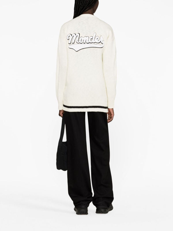 LOGO-APPLIQUÉ CARDIGAN