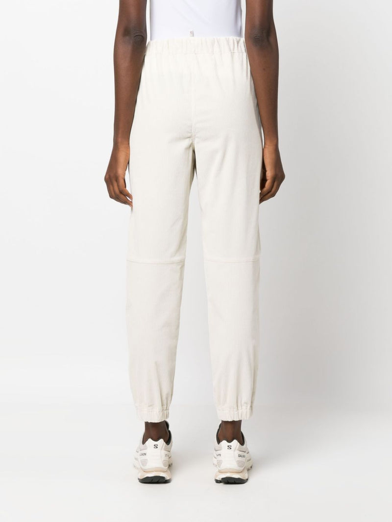 LOGO-PATCH BELTED TRACK PANTS