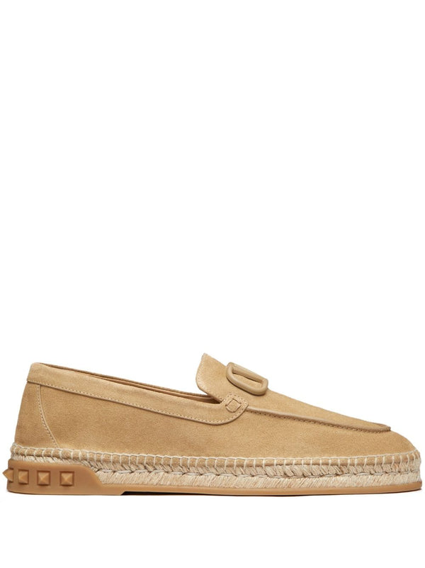 LEISURE FLOWS SUEDE ESPADRILLES