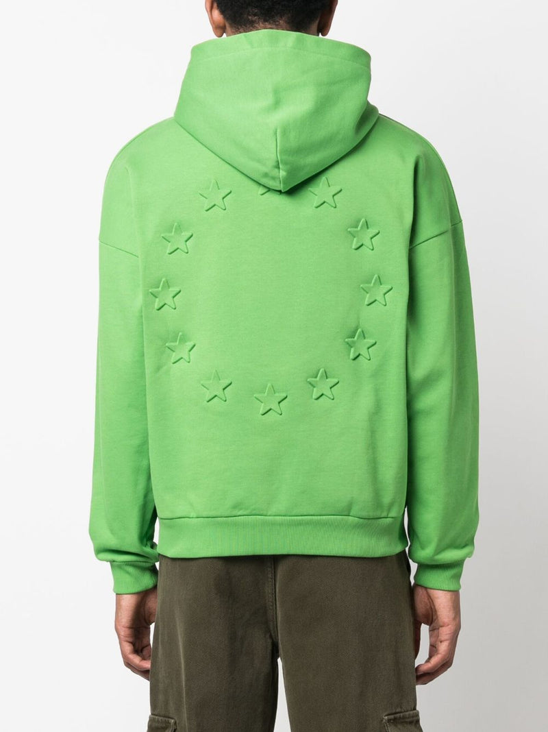 LOGO-EMBOSSED ZIP-UP HOODIE