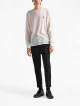PRESSED-CREASE TAILORED TROUSERS
