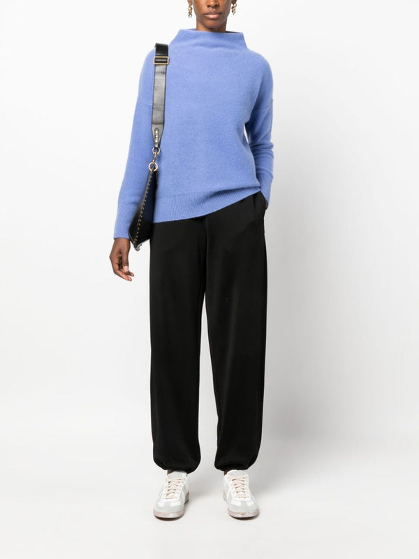 FUNNEL-NECK CASHMERE PULLOVER