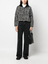 CHEETAH-PRINT PADDED PUFFER JACKET