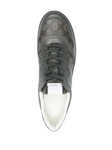 INTERLOCKING G LEATHER SNEAKERS