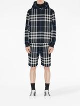 CHECK-PATTERN STRAIGHT-LEG SHORTS