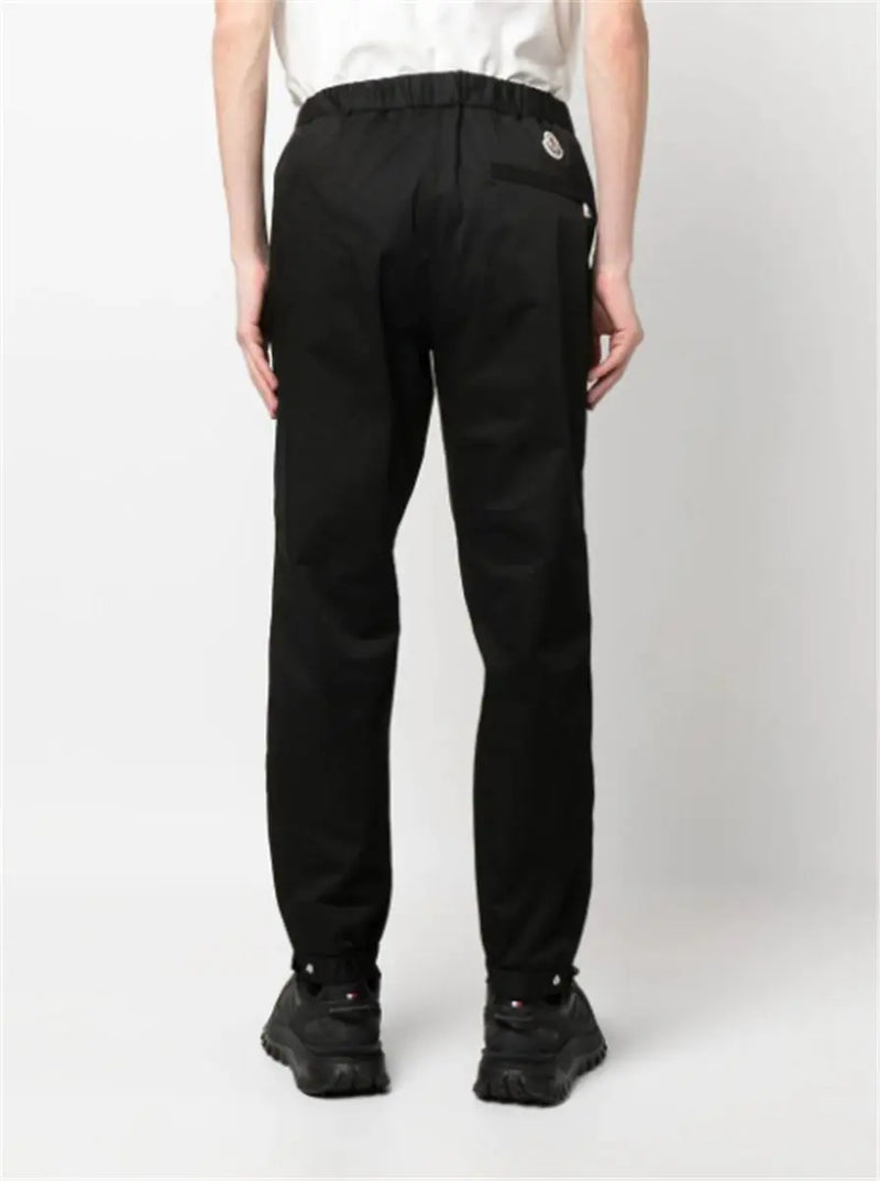 LOGO-PATCH DRAWSTRING CHINOS