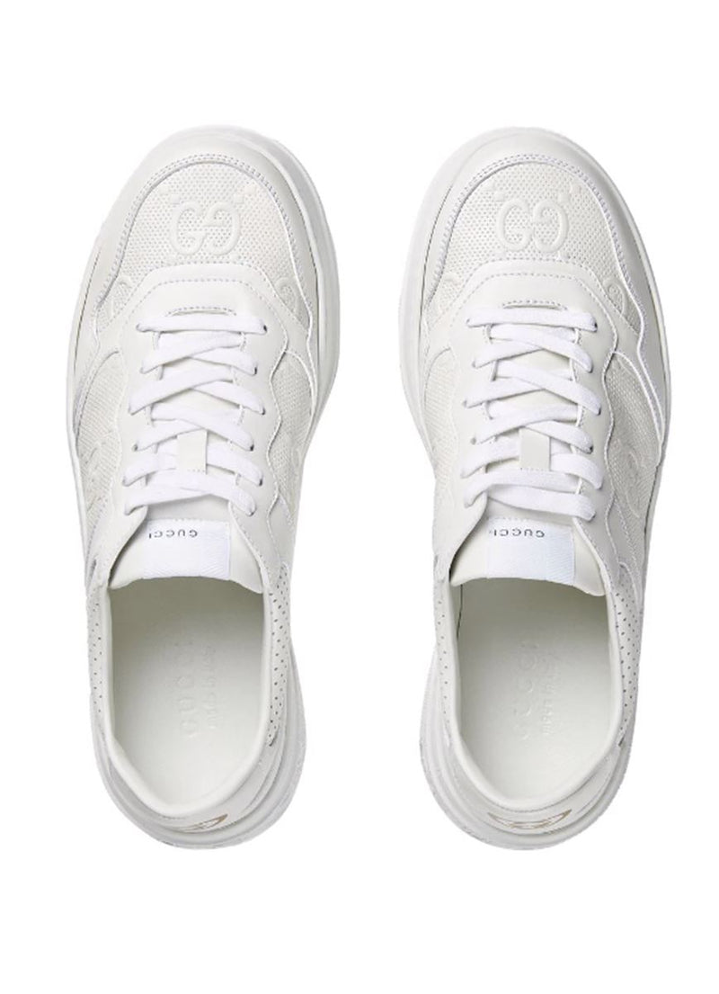 GG EMBOSSED LOW-TOP SNEAKERS