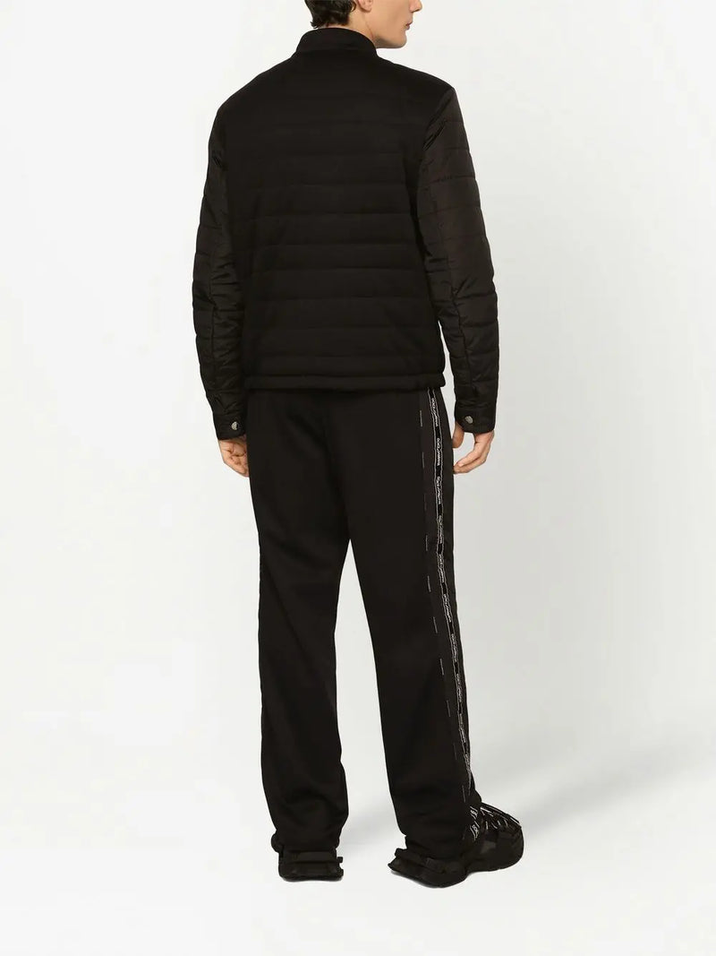 LOGO-PLAQUE ZIP-UP JACKET