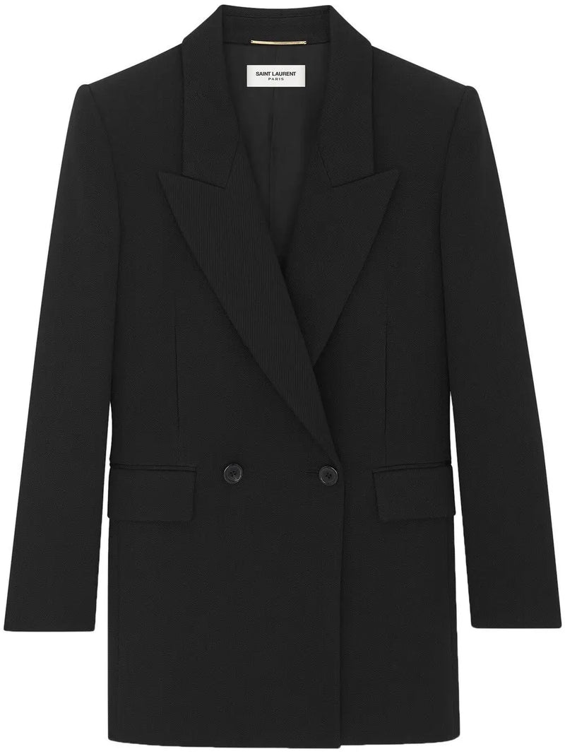 DOUBLE-BREASTED WOOL BLAZER