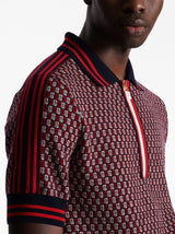 MONOGRAM WOOL POLO SHIRT